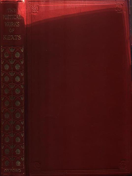 The poetical works of John Keats - copertina