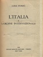 L' Italia e l'ordine internazionale