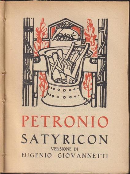 Petronio - Satyricon - Eugenio Giovanetti - copertina