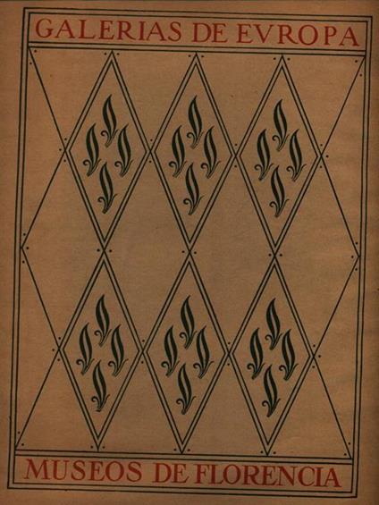   Album de las Galerias de pinturas de los Museos de Florencia - Corrado Ricci - copertina