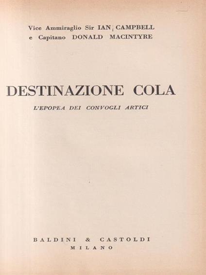   Destinazione Cola - Ian Campbell - copertina