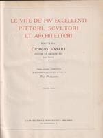 Le vite de più eccellenti pittori, scultori et architettori 3vv