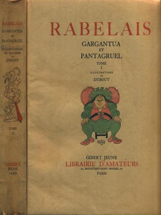   Gargantua et Pantagruel. Tome I et II - François Rabelais - copertina