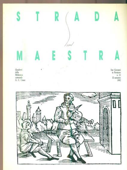   Strada Maestra 33/II semestre 1992 - copertina