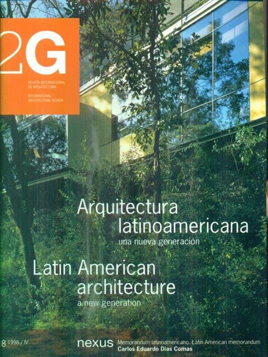   2 G. Landscape architecture n. 8/1998 - copertina