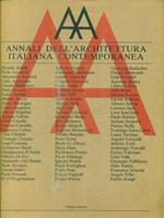   Annali dell'architettura italiana contemporanea 1985