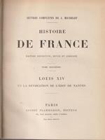   Histoire de France tome XII