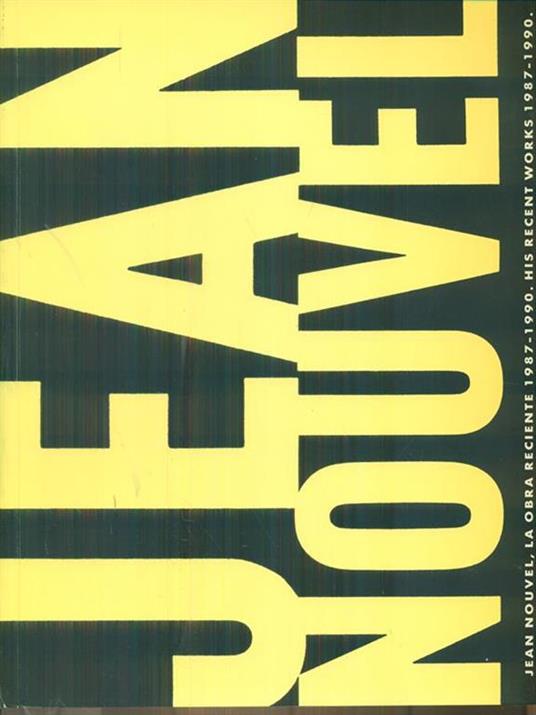   Jean Nouvelle reciente 1987 - 1990  - copertina