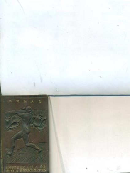   Raccolta di breviari intellettuali 34 Lettere alla sorella Enrichetta - Ernest Renan - copertina