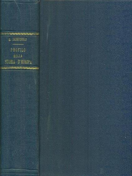   Profilo della storia d'Europa - Luigi Salvatorelli - copertina