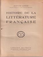   Histoire de la litterature francaise