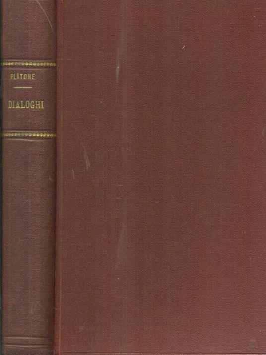   Dialoghi - Platone - copertina