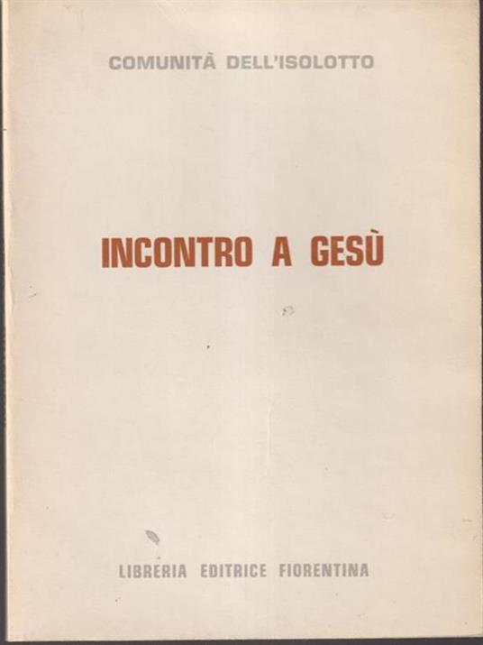 Incontro a Gesù - copertina
