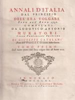 Annali d'Italia dal principio dell'era volgare sino all'anno 1750 vol. 12