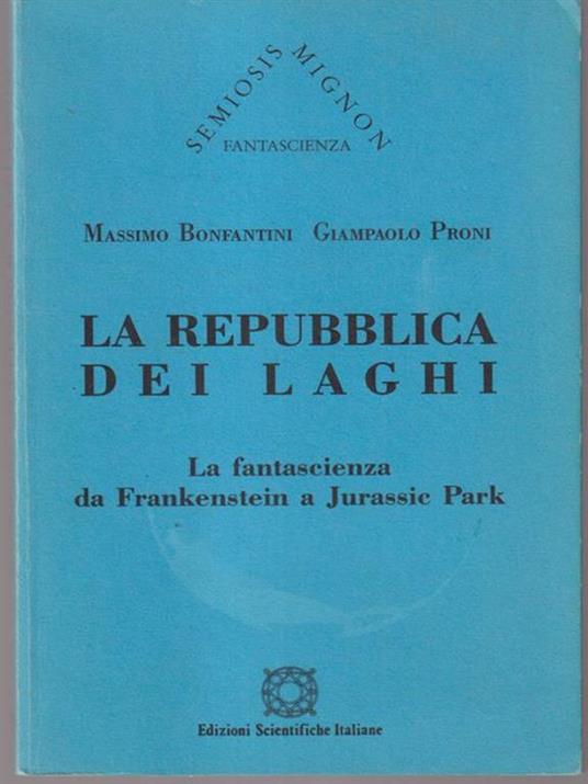 La repubblica dei laghi - Massimo A. Bonfantini - copertina