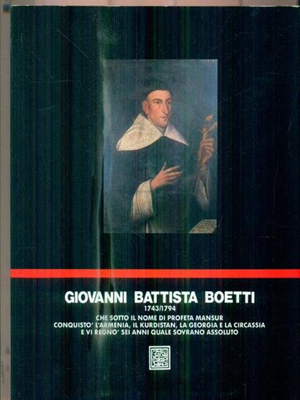   Giovanni Battista Boetti - copertina