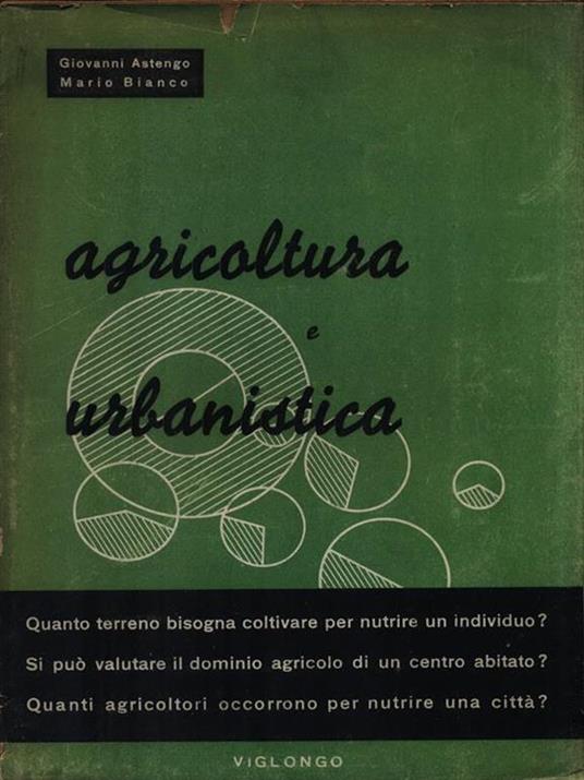   Agricoltura e urbanistica - Giovanni Astengo - copertina