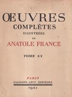 Oeuvres completes Illustrees de Anatole France Tome XX