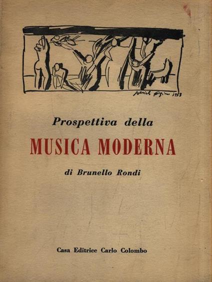   Prospettiva della musica moderna - Brunello Rondi - copertina