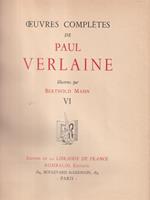   Oeuvres Completes de Paul Verlaine Vol. VI