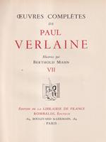   Oeuvres Completes de Paul Verlaine Vol. VII