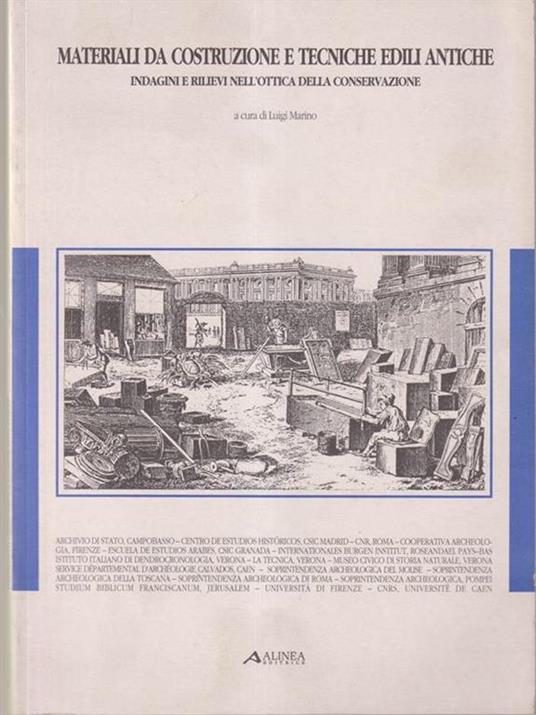   Materiali da costruzione e tecniche edili antiche - Luigi Marino - copertina