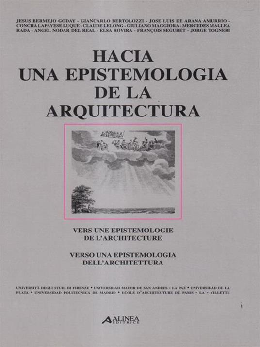   Hacia una epistemologia de la architectura. Ediz. italiana e spagnola - copertina