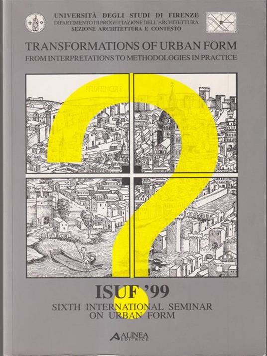   Transformations of urban form - copertina