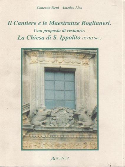 Il Cantire e le maestranze Roglianesi - copertina
