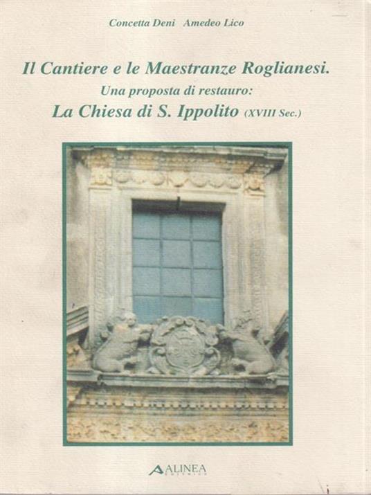 Il Cantire e le maestranze Roglianesi - copertina