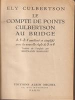 Le compte de points culbertson au bridge