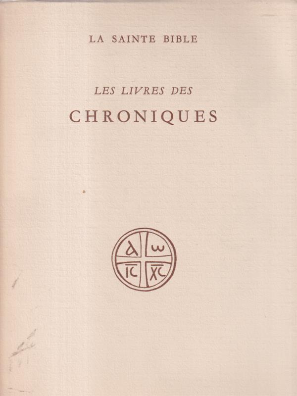 Les livres des Chroniques