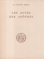 Les actes des Apotres