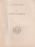 Le Levitique