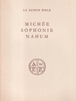   Michee Sophonie Nahum