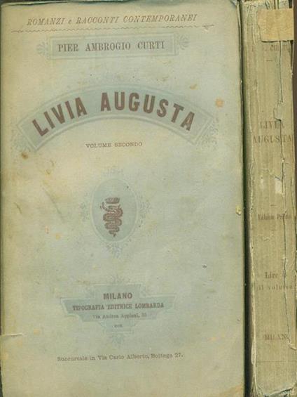   Livia Augusta 2 vv - Pier Ambrogio Curti - copertina