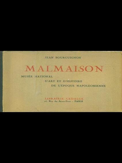   Malmaison  - Jean Bourguignon - copertina