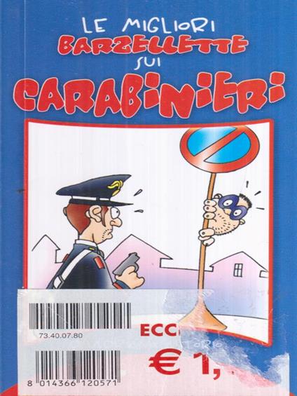 Le migliori barzellette sui carabinieri - Adriano Altorio - copertina
