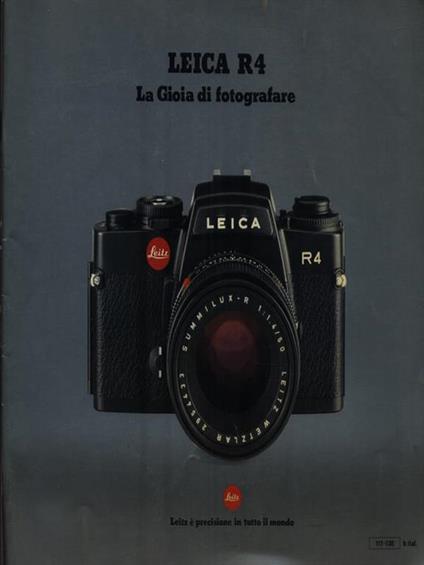   Leica R4. La gioia di fotografare - Brochure - copertina