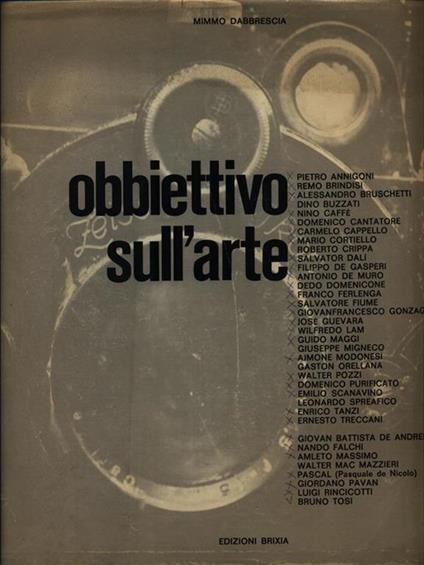   Obbiettivo sull'arte - Mimmo Dabbrescia - copertina