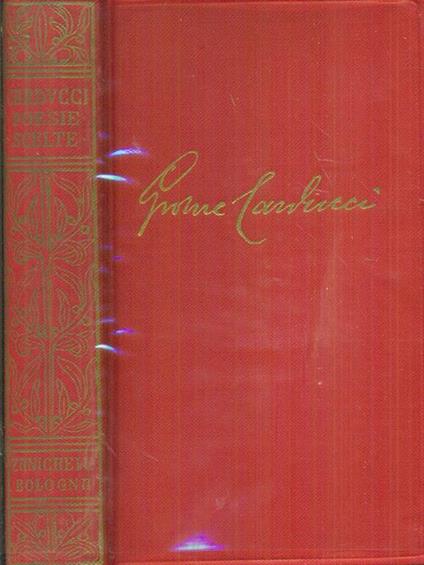   Poesie scelte - Giosuè Carducci - copertina