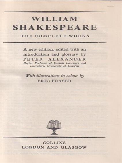 William Shakespeare. The complete works - copertina