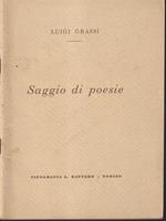   Saggio di poesie