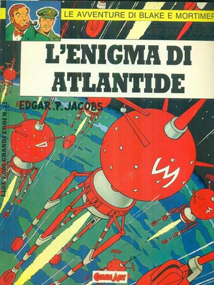 L' enigma di Atlantide - Edgar P. Jacobs - copertina
