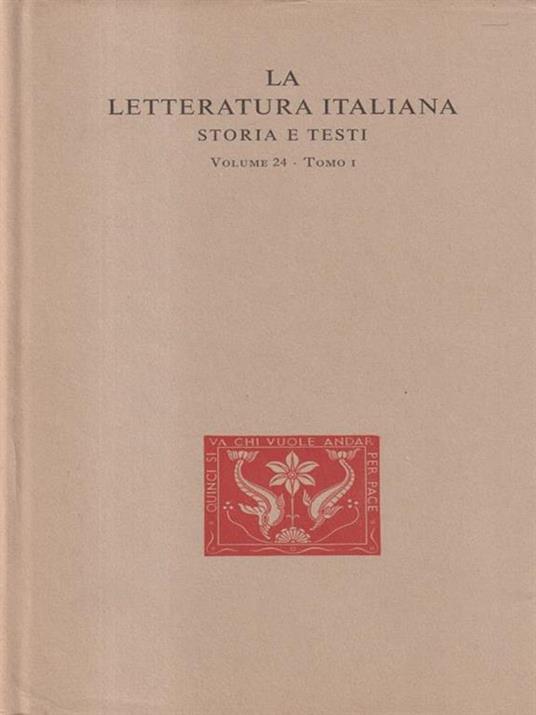 Novellieri del Cinquecento. Vol. 24 Tomo I - copertina