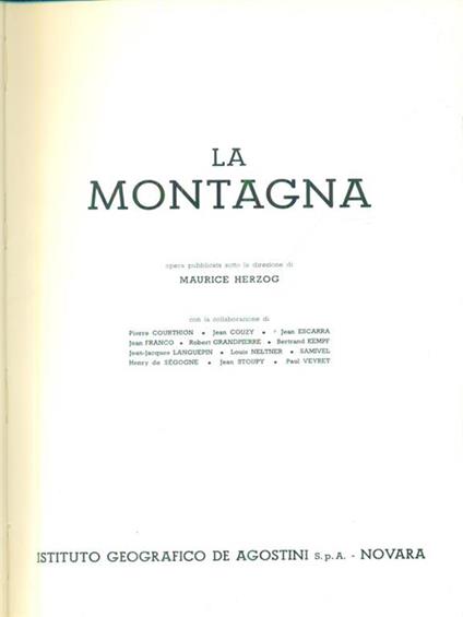 La montagna - copertina