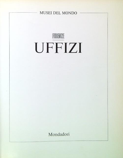   Uffizi Firenze..