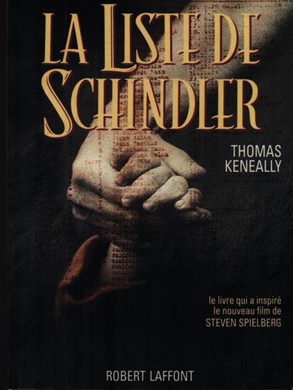 La Liste de Schindler - Thomas Keneally - copertina
