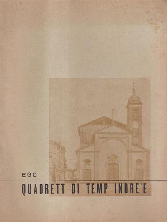 Quadrett di temp indrèe - copertina
