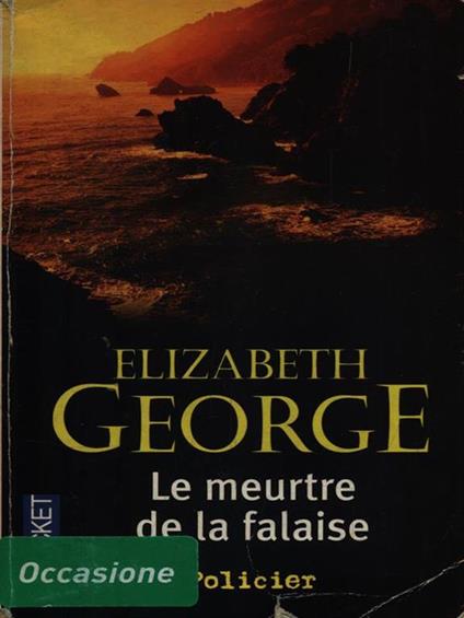 Le meurtre de la falaise - Elizabeth George - copertina